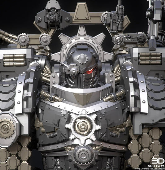 The Relentless One by 3DArtGuy 32mm scale, 50mm or 100mm, Miniature War Gaming Figure - DelsBricks Toys & CollectiblesResin Printed MiniatureDelsBricks Toys & CollectiblesMega Diamonds & Schwartzreiter Mini Forge