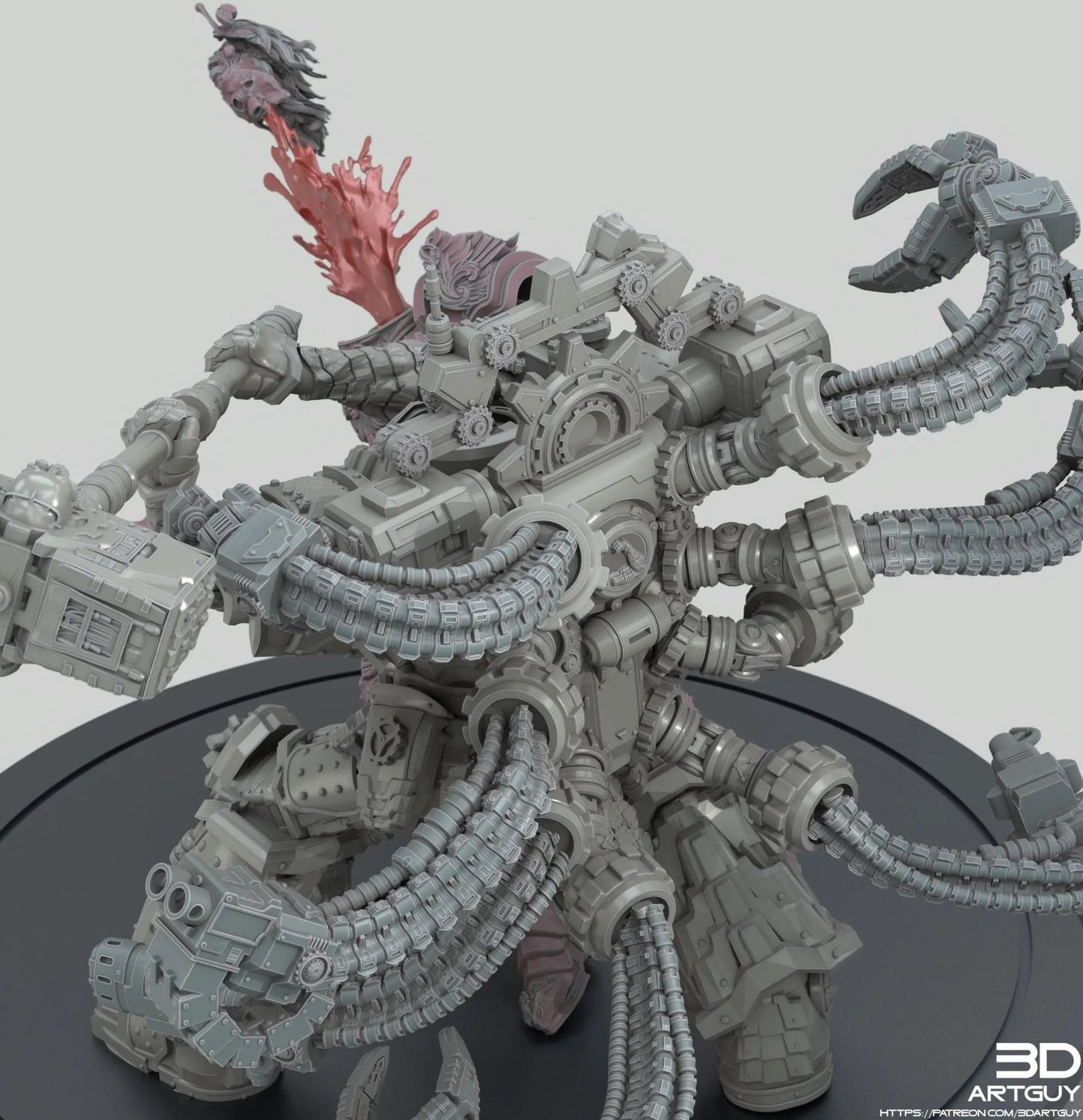 The Relentless One by 3DArtGuy 32mm scale, 50mm or 100mm, Miniature War Gaming Figure - DelsBricks Toys & CollectiblesResin Printed MiniatureDelsBricks Toys & CollectiblesMega Diamonds & Schwartzreiter Mini Forge