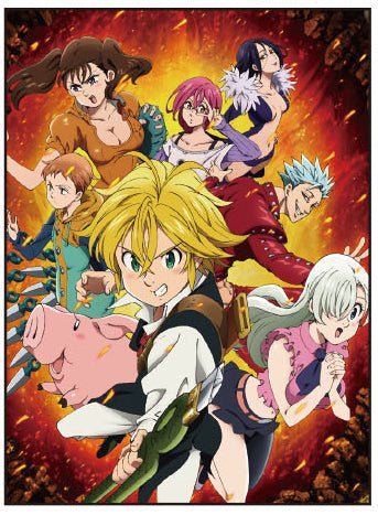 The Seven Deadly Sins Anime Wall Scroll – Large 42”x31” | Japan Import Poster - DelsBricks Toys & CollectiblesFiguresDelsBricks Toys & CollectiblesSuper Anime Store