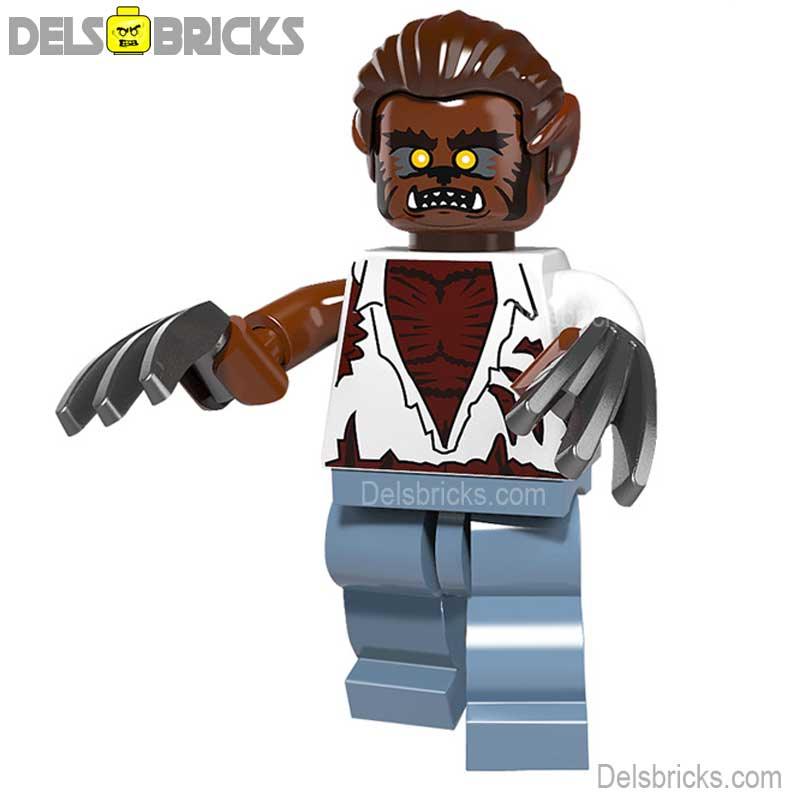 The Wolf Man Horror Movie Werewolf Lego Custom Minifigures - DelsBricks MinifiguresLego Horror MinifiguresDelsBricks MinifiguresDelsbricks.com
