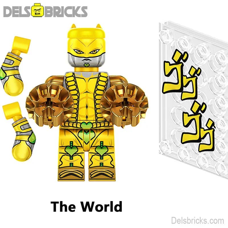 The World Jojo's Bizarre Adventure Anime Lego Minifigures custom toys - DelsBricks MinifiguresMinifiguresDelsBricks MinifiguresDelsbricks