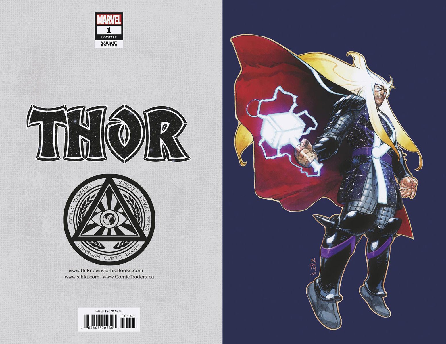 THOR 1 UNKNOWN COMICS EXCLUSIVE 3RD PTG VIRGIN VAR (09/09/2020) - DelsBricks Toys & CollectiblesCOMIC BOOK EXCLUSIVEDelsBricks Toys & CollectiblesUnknown Comic Books