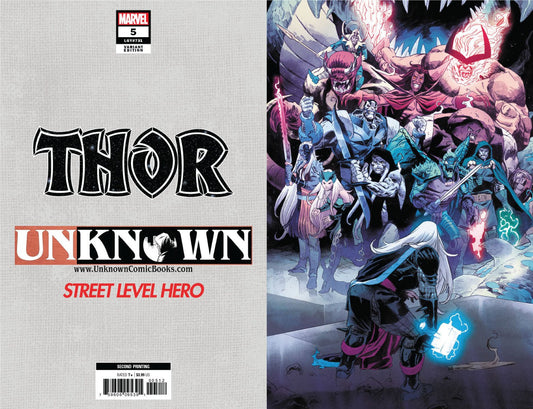 Thor 5 2Nd Ptg Unknown Comics Exclusive Klein Virgin Var (07/29/2020) - DelsBricks Toys & CollectiblesCOMIC BOOK EXCLUSIVEDelsBricks Toys & CollectiblesUnknown Comic Books