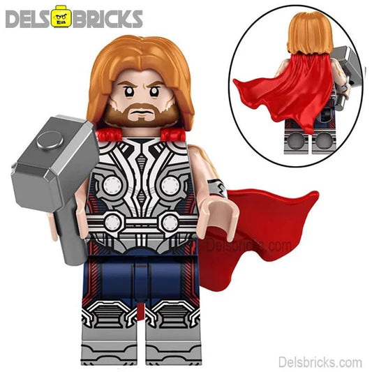 Thor from Avengers Lego Marvel Minifigures Custom Toys 4 - DelsBricks MinifiguresMinifiguresDelsBricks MinifiguresDelsbricks