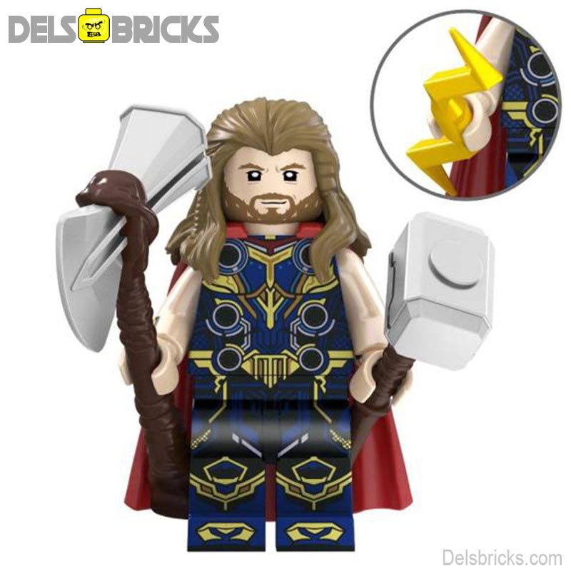 Thor Love & Thunder Avengers Lego Marvel Minifigures Custom Toys 2 - DelsBricks MinifiguresMinifiguresDelsBricks MinifiguresDelsbricks
