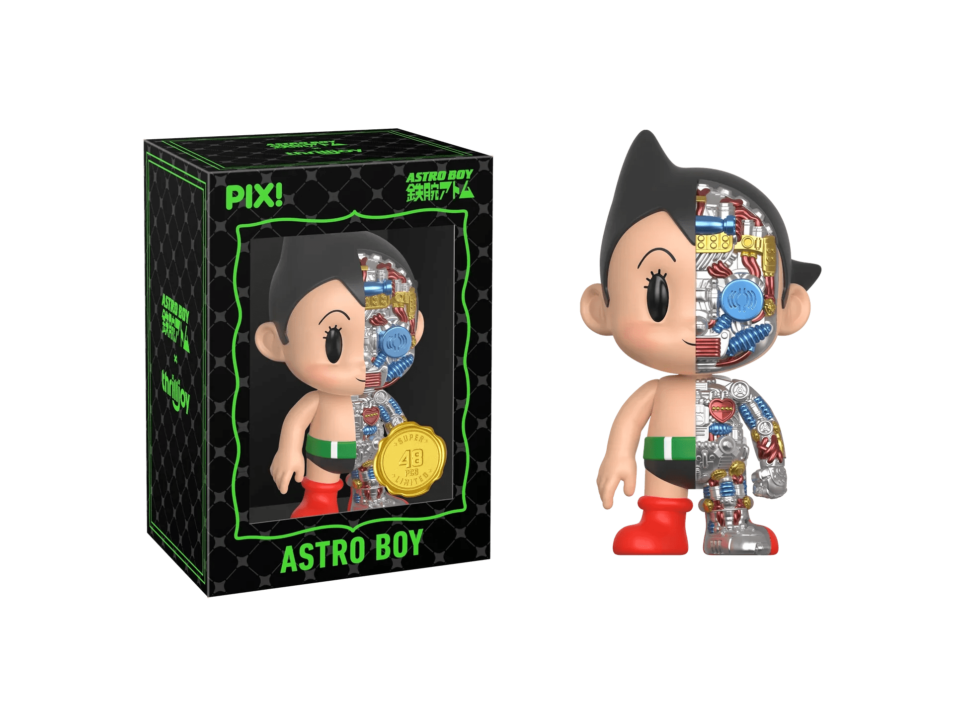 [Thrilljoy] Astro Boy - Astro Boy LE7777 PIX Vinyl Figure (1 in 6 Chance at Chase) - DelsBricks Toys & CollectiblesDelsBricks Toys & CollectiblesRalphie's Funhouse