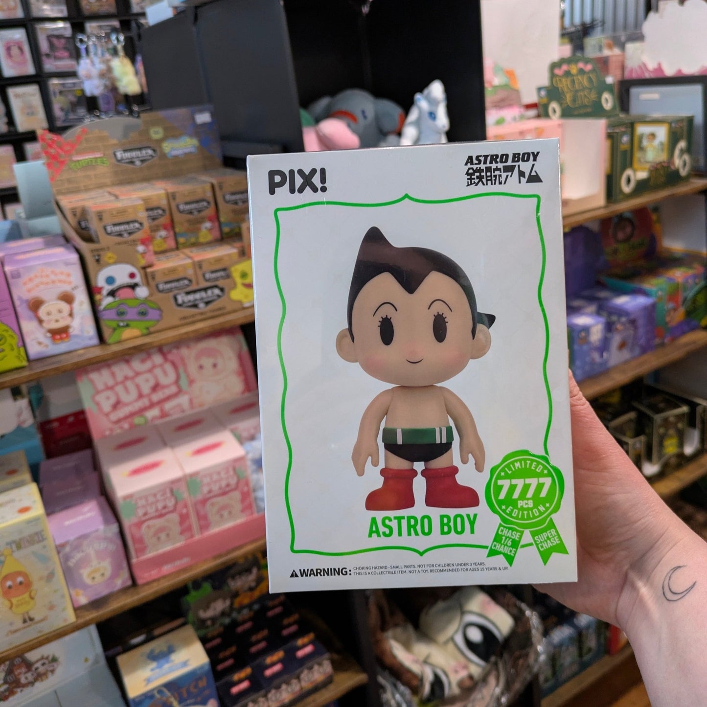 [Thrilljoy] Astro Boy - Astro Boy LE7777 PIX Vinyl Figure (1 in 6 Chance at Chase) - DelsBricks Toys & CollectiblesDelsBricks Toys & CollectiblesRalphie's Funhouse