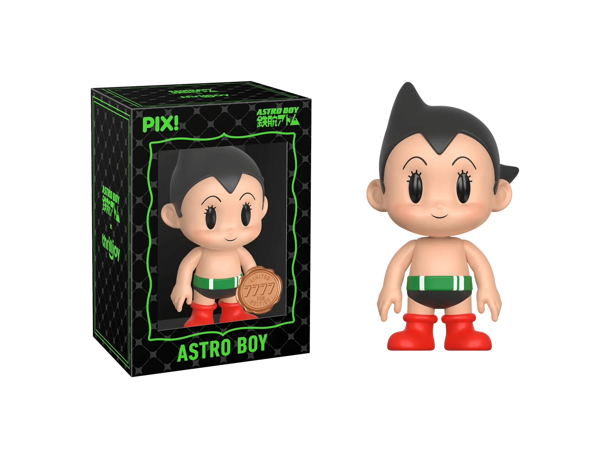 [Thrilljoy] Astro Boy - Astro Boy LE7777 PIX Vinyl Figure (1 in 6 Chance at Chase) - DelsBricks Toys & CollectiblesDelsBricks Toys & CollectiblesRalphie's Funhouse