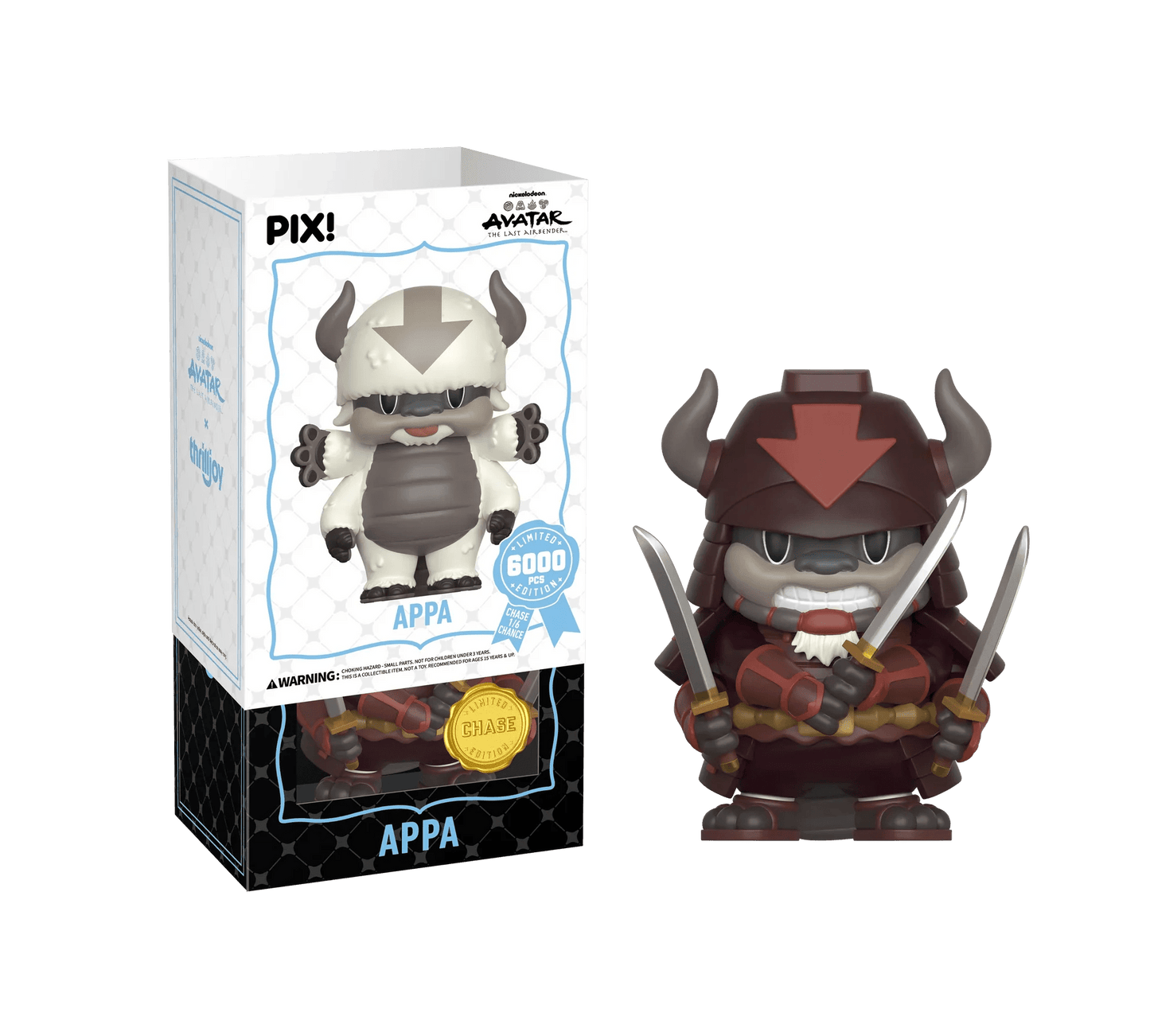 [Thrilljoy] Avatar The Last Airbender - Appa LE6000 PIX Vinyl Figure (1 in 6 Chance at Chase) - DelsBricks Toys & CollectiblesDelsBricks Toys & CollectiblesRalphie's Funhouse