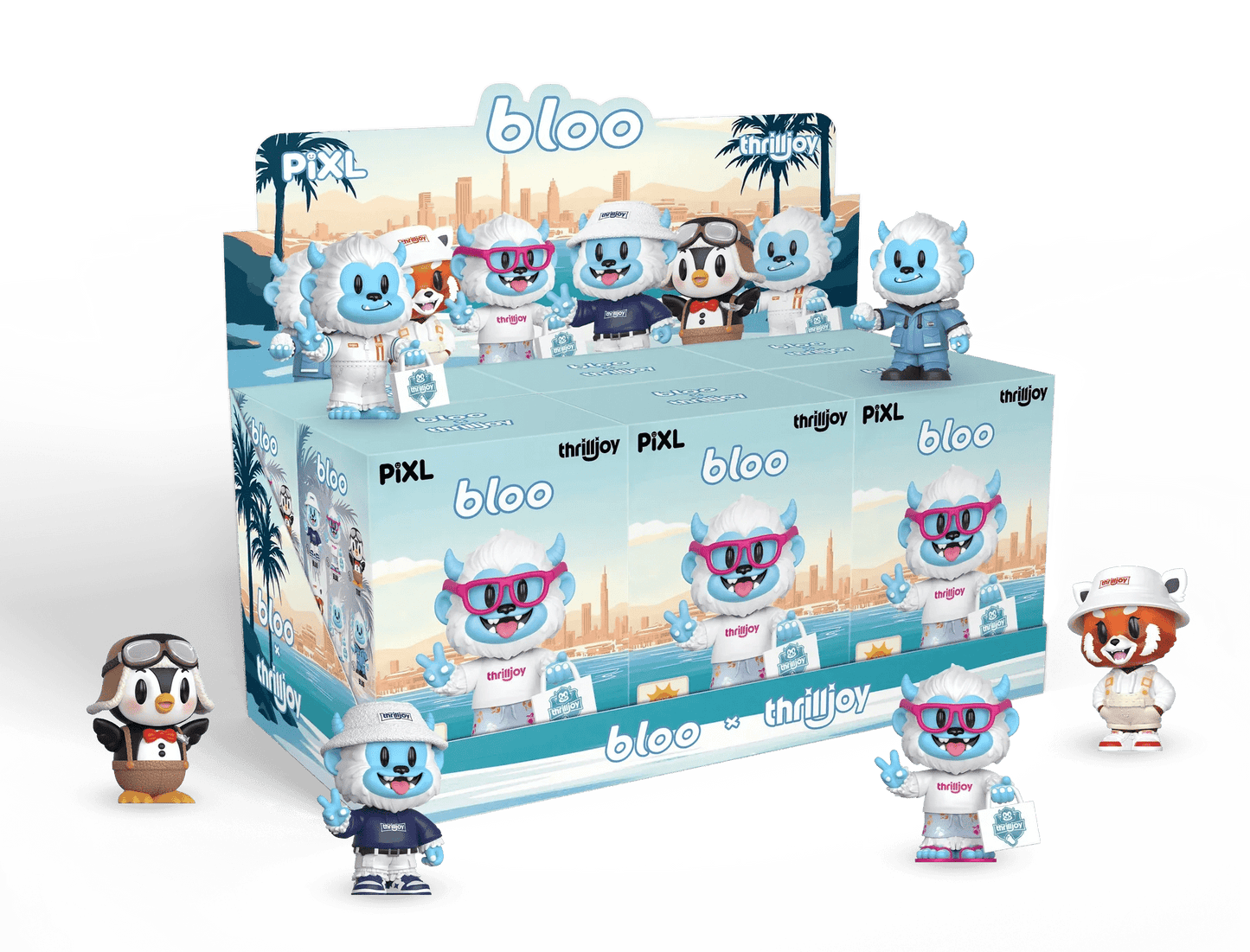 [Thrilljoy] BLOO - niverse PIXL Blind Box Vinyl (Chance at 1 of 300 hyper - rare “chase” pieces will be redeemable for a special 12” MEGA PIX!) - DelsBricks Toys & CollectiblesDelsBricks Toys & CollectiblesRalphie's Funhouse