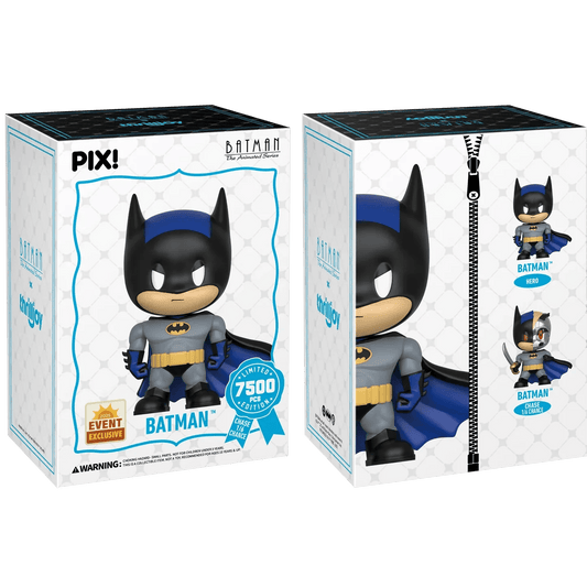 [Thrilljoy] [EXCLUSIVE] Batman the Animated Series - Batman LE7500 PIX Vinyl Figure (1 in 6 Chance at Chase) - DelsBricks Toys & CollectiblesDelsBricks Toys & CollectiblesRalphie's Funhouse