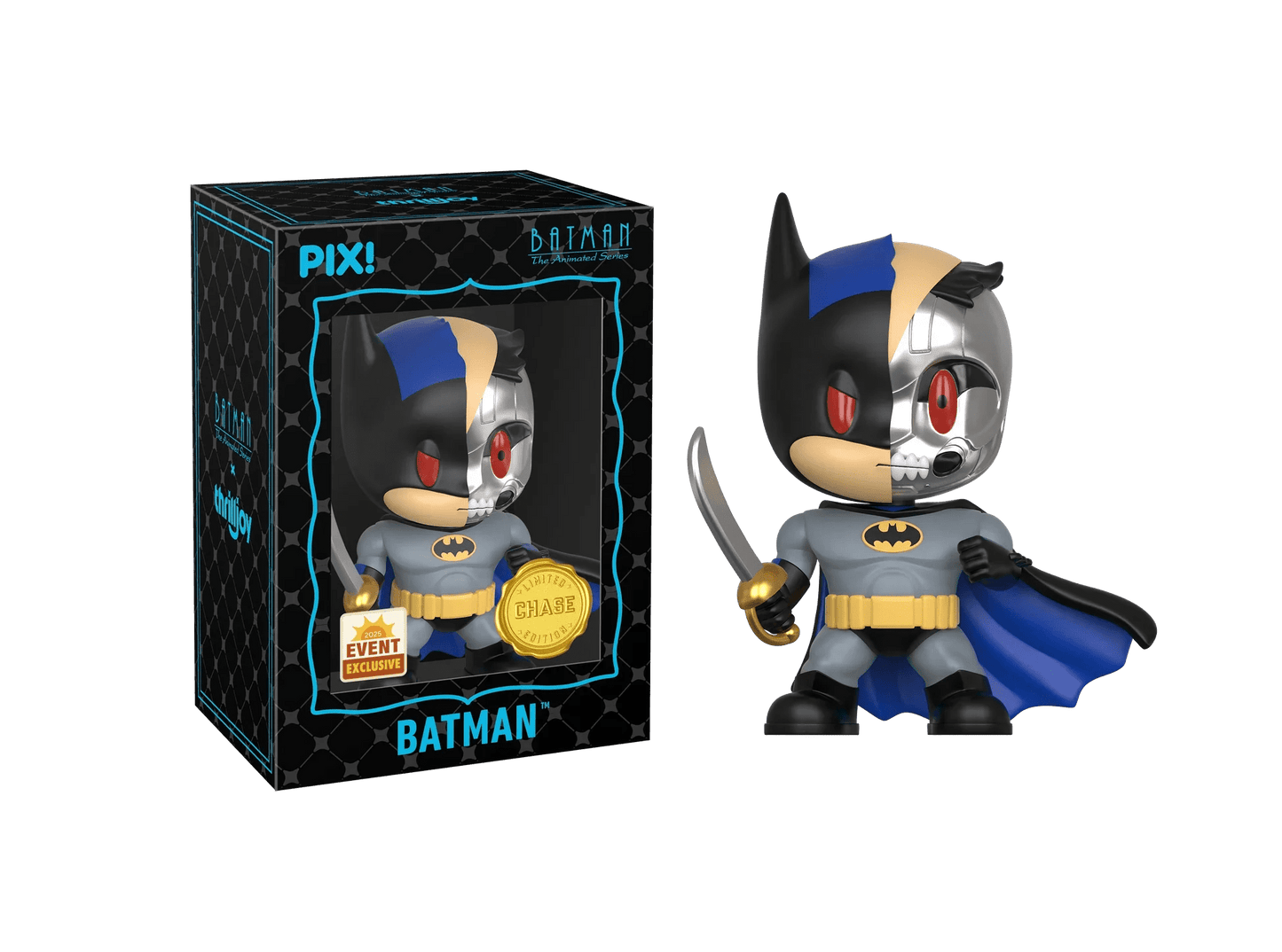 [Thrilljoy] [EXCLUSIVE] Batman the Animated Series - Batman LE7500 PIX Vinyl Figure (1 in 6 Chance at Chase) - DelsBricks Toys & CollectiblesDelsBricks Toys & CollectiblesRalphie's Funhouse