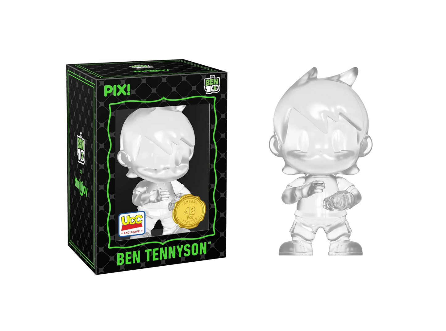 [Thrilljoy] [EXCLUSIVE] BEN 10 - Ben Tennyson LE6000 PIX Vinyl Figure (1 in 6 Chance at Chase) - DelsBricks Toys & CollectiblesDelsBricks Toys & CollectiblesRalphie's Funhouse