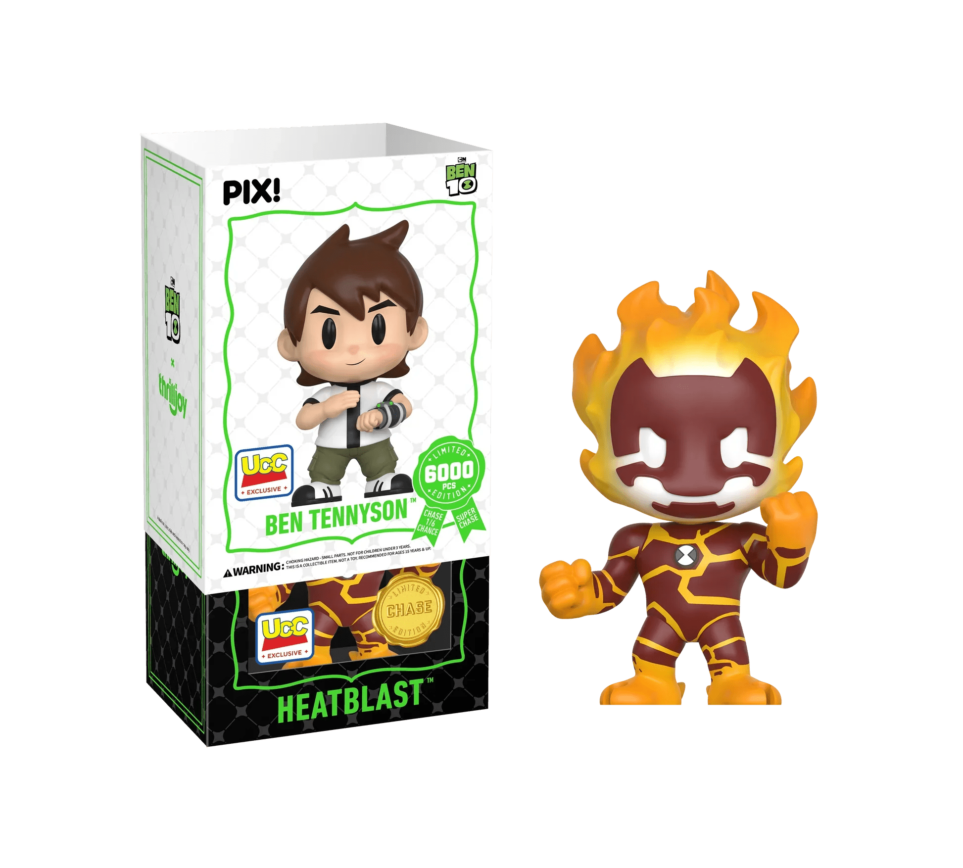 [Thrilljoy] [EXCLUSIVE] BEN 10 - Ben Tennyson LE6000 PIX Vinyl Figure (1 in 6 Chance at Chase) - DelsBricks Toys & CollectiblesDelsBricks Toys & CollectiblesRalphie's Funhouse