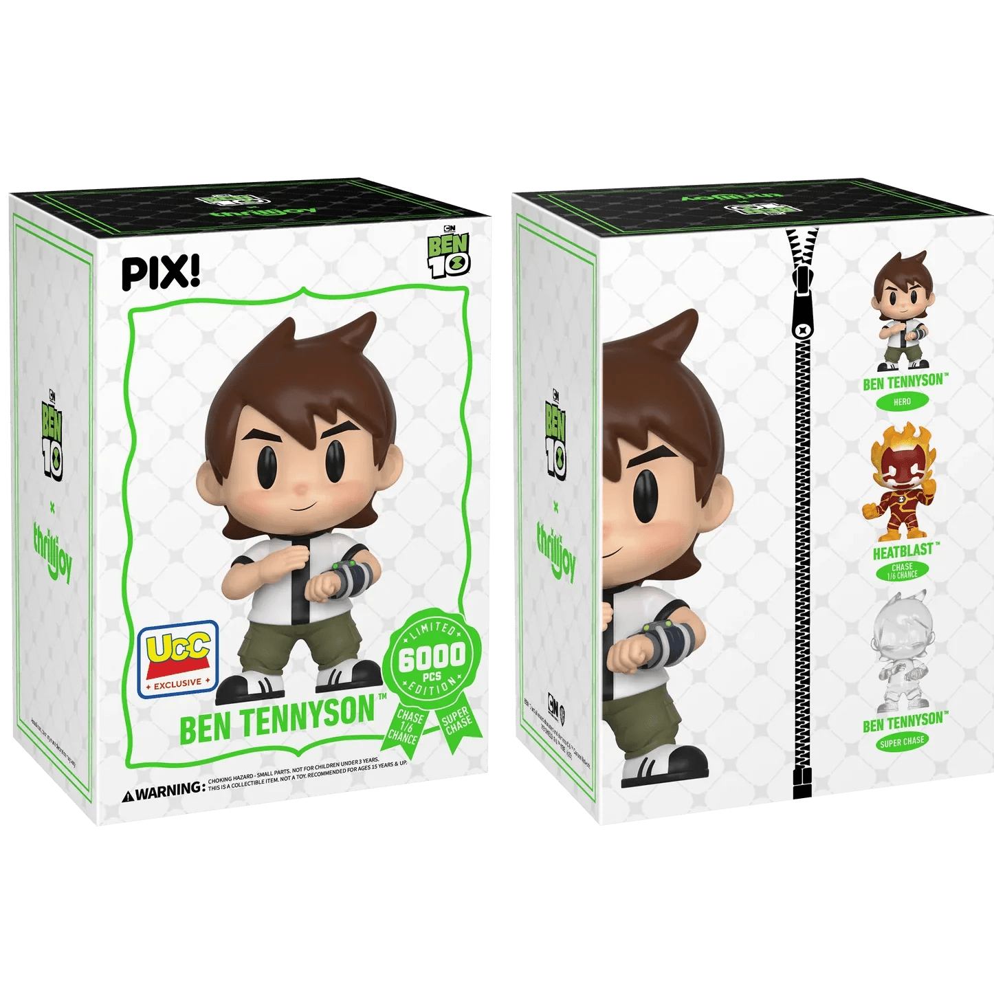 [Thrilljoy] [EXCLUSIVE] BEN 10 - Ben Tennyson LE6000 PIX Vinyl Figure (1 in 6 Chance at Chase) - DelsBricks Toys & CollectiblesDelsBricks Toys & CollectiblesRalphie's Funhouse