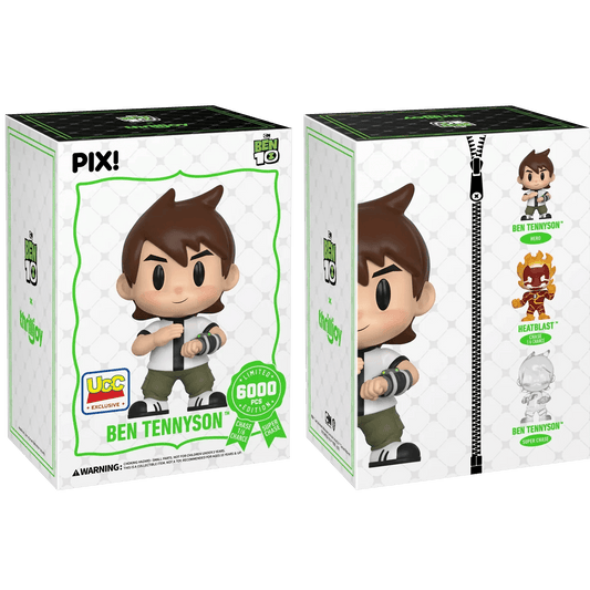 [Thrilljoy] [EXCLUSIVE] BEN 10 - Ben Tennyson LE6000 PIX Vinyl Figure (1 in 6 Chance at Chase) - DelsBricks Toys & CollectiblesDelsBricks Toys & CollectiblesRalphie's Funhouse