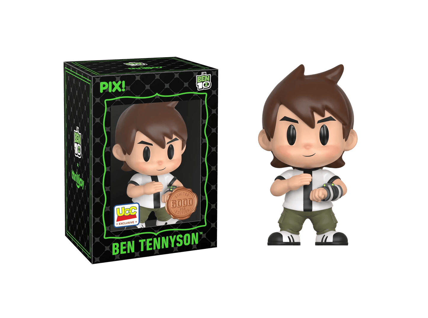 [Thrilljoy] [EXCLUSIVE] BEN 10 - Ben Tennyson LE6000 PIX Vinyl Figure (1 in 6 Chance at Chase) - DelsBricks Toys & CollectiblesDelsBricks Toys & CollectiblesRalphie's Funhouse