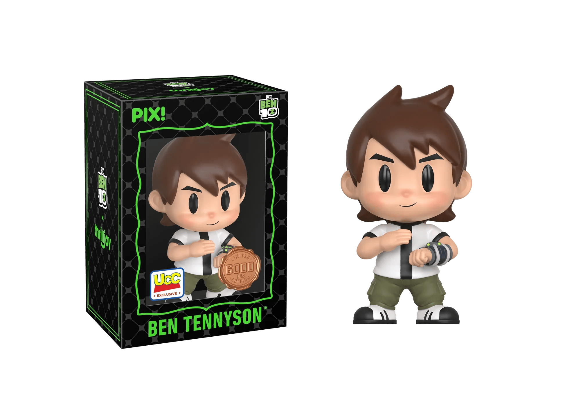 [Thrilljoy] [EXCLUSIVE] BEN 10 - Ben Tennyson LE6000 PIX Vinyl Figure (1 in 6 Chance at Chase) - DelsBricks Toys & CollectiblesDelsBricks Toys & CollectiblesRalphie's Funhouse