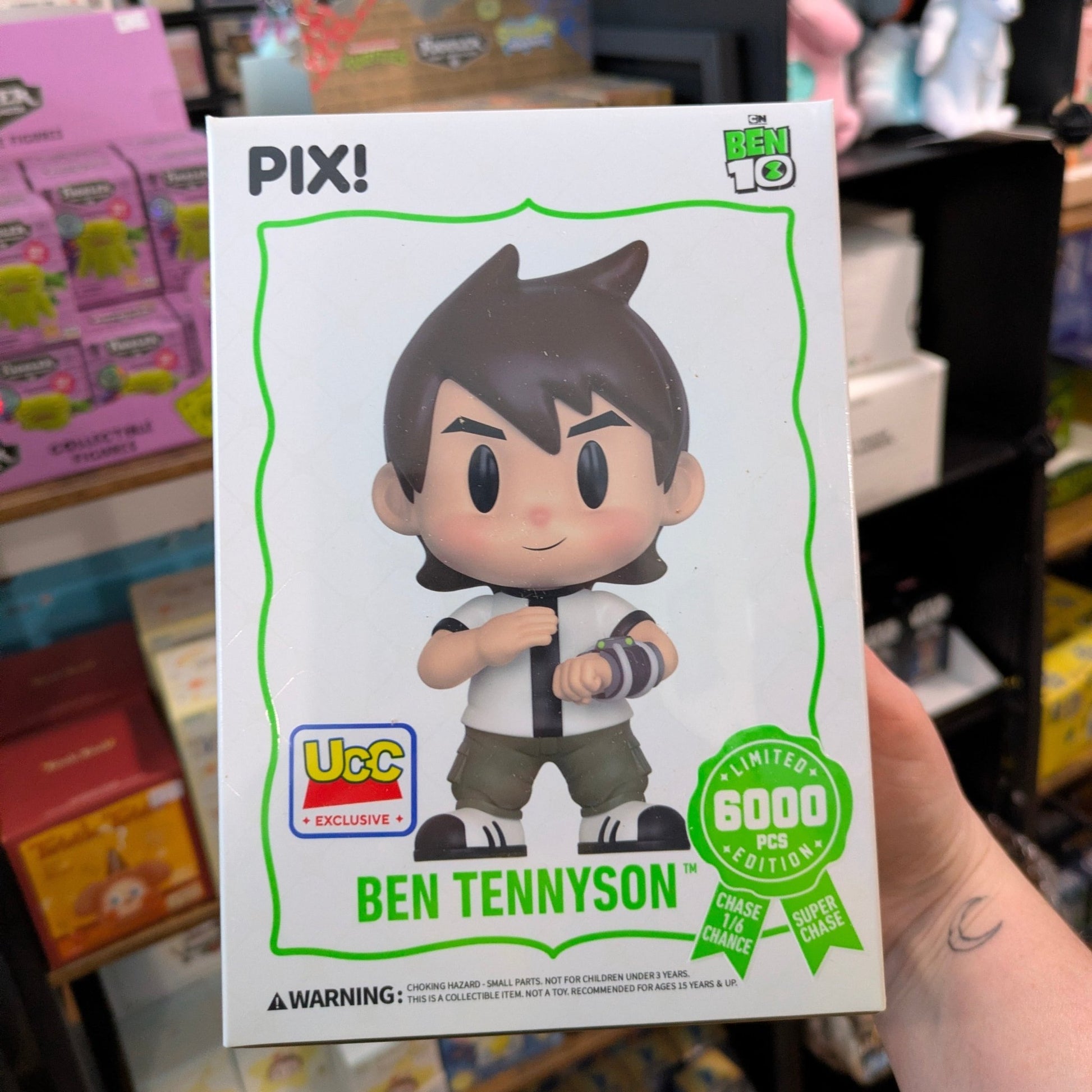[Thrilljoy] [EXCLUSIVE] BEN 10 - Ben Tennyson LE6000 PIX Vinyl Figure (1 in 6 Chance at Chase) - DelsBricks Toys & CollectiblesDelsBricks Toys & CollectiblesRalphie's Funhouse