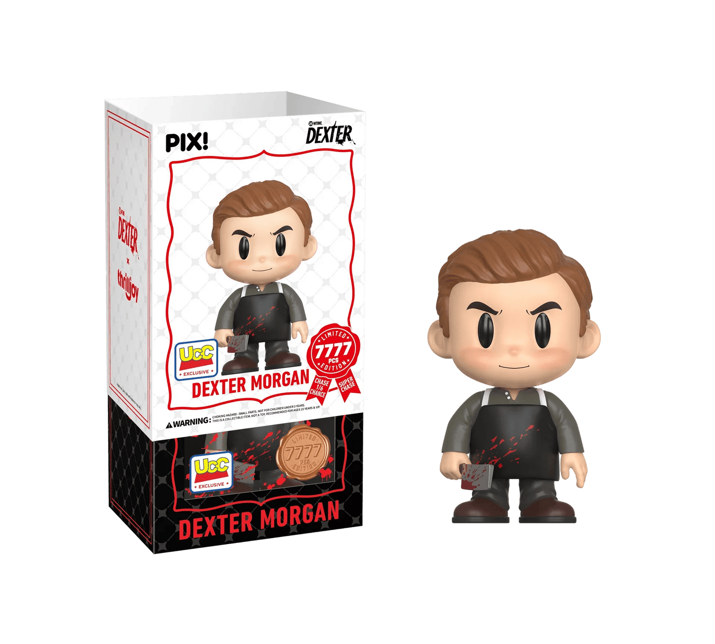 [Thrilljoy] [EXCLUSIVE] Dexter - Dexter Morgan LE7777 PIX Vinyl Figure (1 in 6 Chance at Chase) - DelsBricks Toys & CollectiblesDelsBricks Toys & CollectiblesRalphie's Funhouse