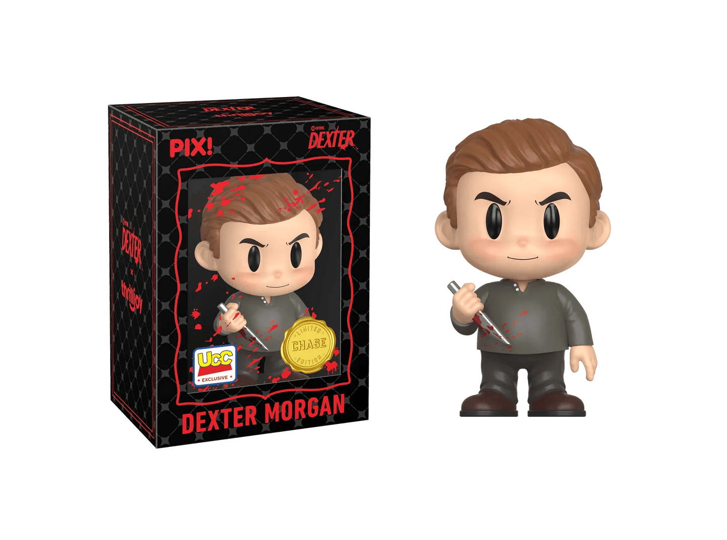 [Thrilljoy] [EXCLUSIVE] Dexter - Dexter Morgan LE7777 PIX Vinyl Figure (1 in 6 Chance at Chase) - DelsBricks Toys & CollectiblesDelsBricks Toys & CollectiblesRalphie's Funhouse