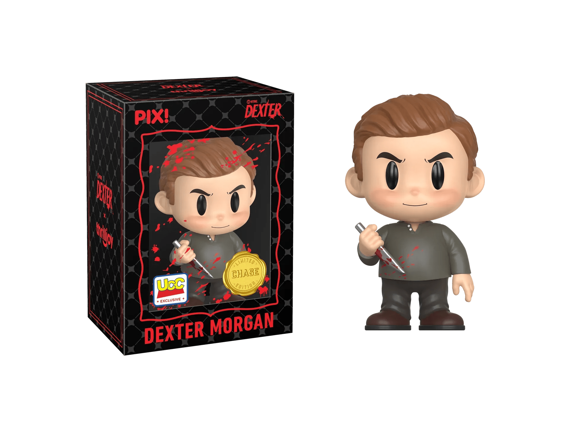 [Thrilljoy] [EXCLUSIVE] Dexter - Dexter Morgan LE7777 PIX Vinyl Figure (1 in 6 Chance at Chase) - DelsBricks Toys & CollectiblesDelsBricks Toys & CollectiblesRalphie's Funhouse