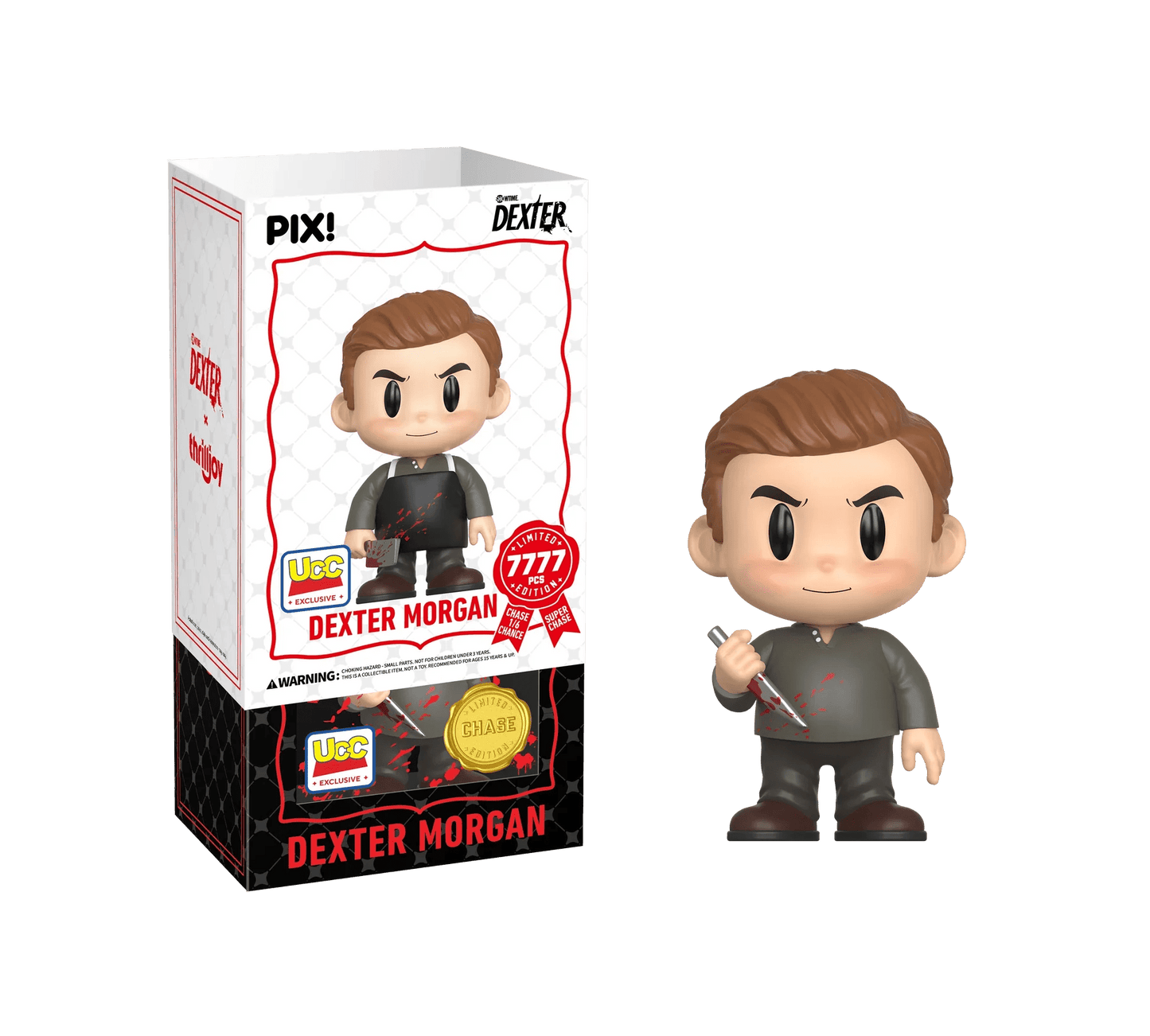 [Thrilljoy] [EXCLUSIVE] Dexter - Dexter Morgan LE7777 PIX Vinyl Figure (1 in 6 Chance at Chase) - DelsBricks Toys & CollectiblesDelsBricks Toys & CollectiblesRalphie's Funhouse