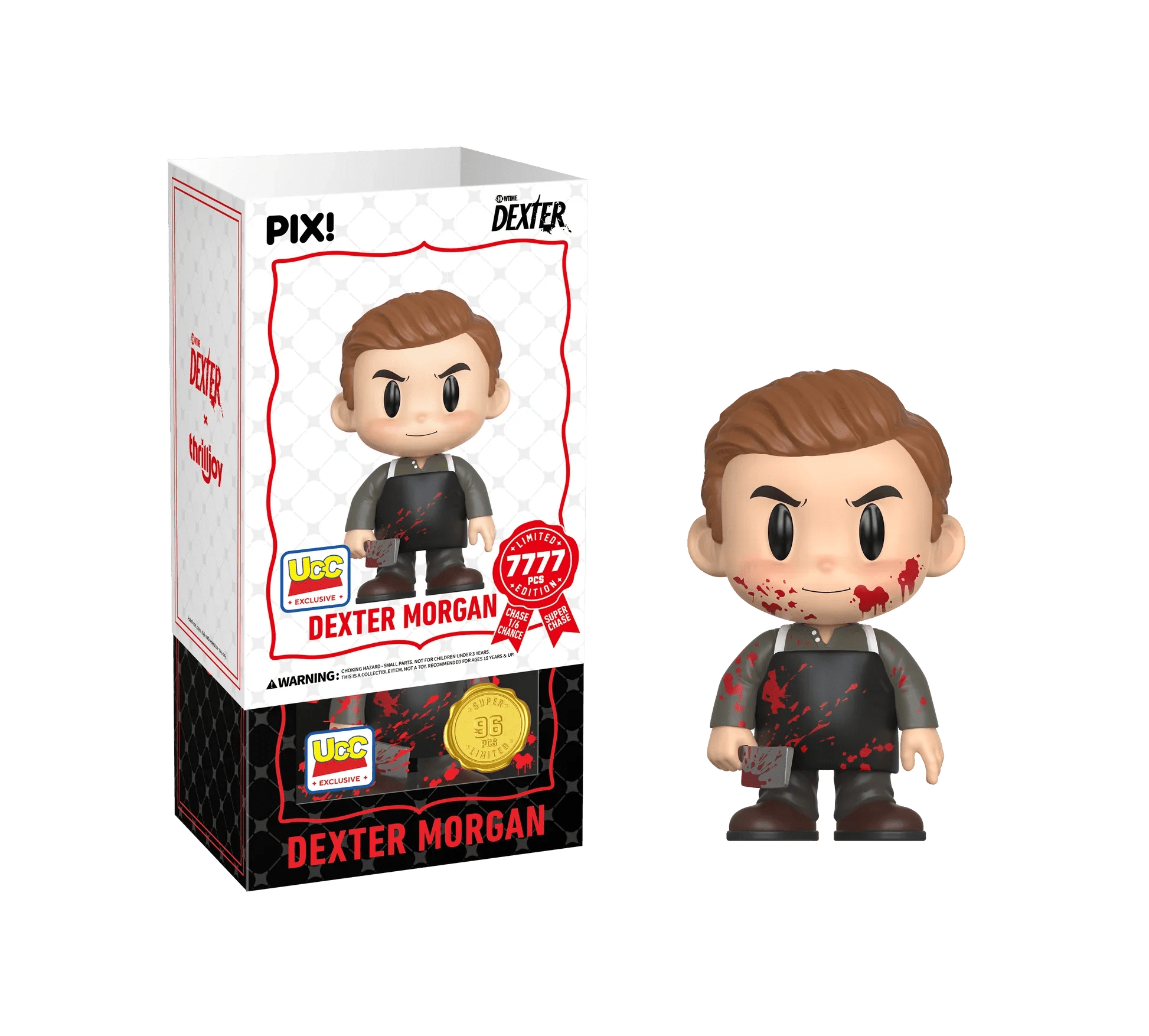 [Thrilljoy] [EXCLUSIVE] Dexter - Dexter Morgan LE7777 PIX Vinyl Figure (1 in 6 Chance at Chase) - DelsBricks Toys & CollectiblesDelsBricks Toys & CollectiblesRalphie's Funhouse