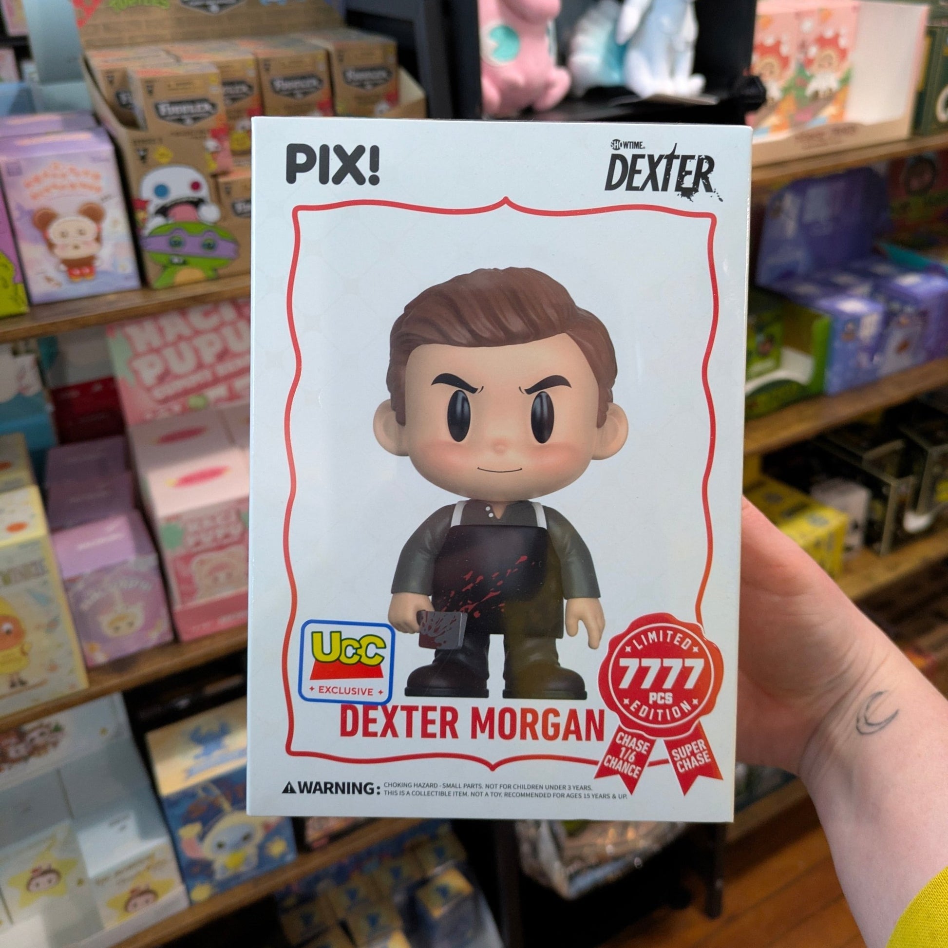 [Thrilljoy] [EXCLUSIVE] Dexter - Dexter Morgan LE7777 PIX Vinyl Figure (1 in 6 Chance at Chase) - DelsBricks Toys & CollectiblesDelsBricks Toys & CollectiblesRalphie's Funhouse