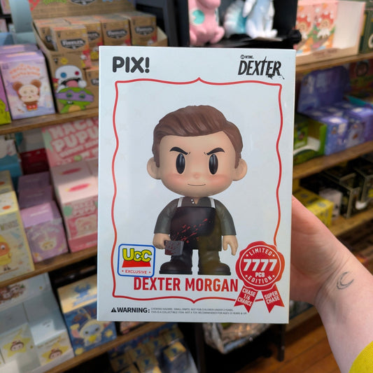 [Thrilljoy] [EXCLUSIVE] Dexter - Dexter Morgan LE7777 PIX Vinyl Figure (1 in 6 Chance at Chase) - DelsBricks Toys & CollectiblesDelsBricks Toys & CollectiblesRalphie's Funhouse
