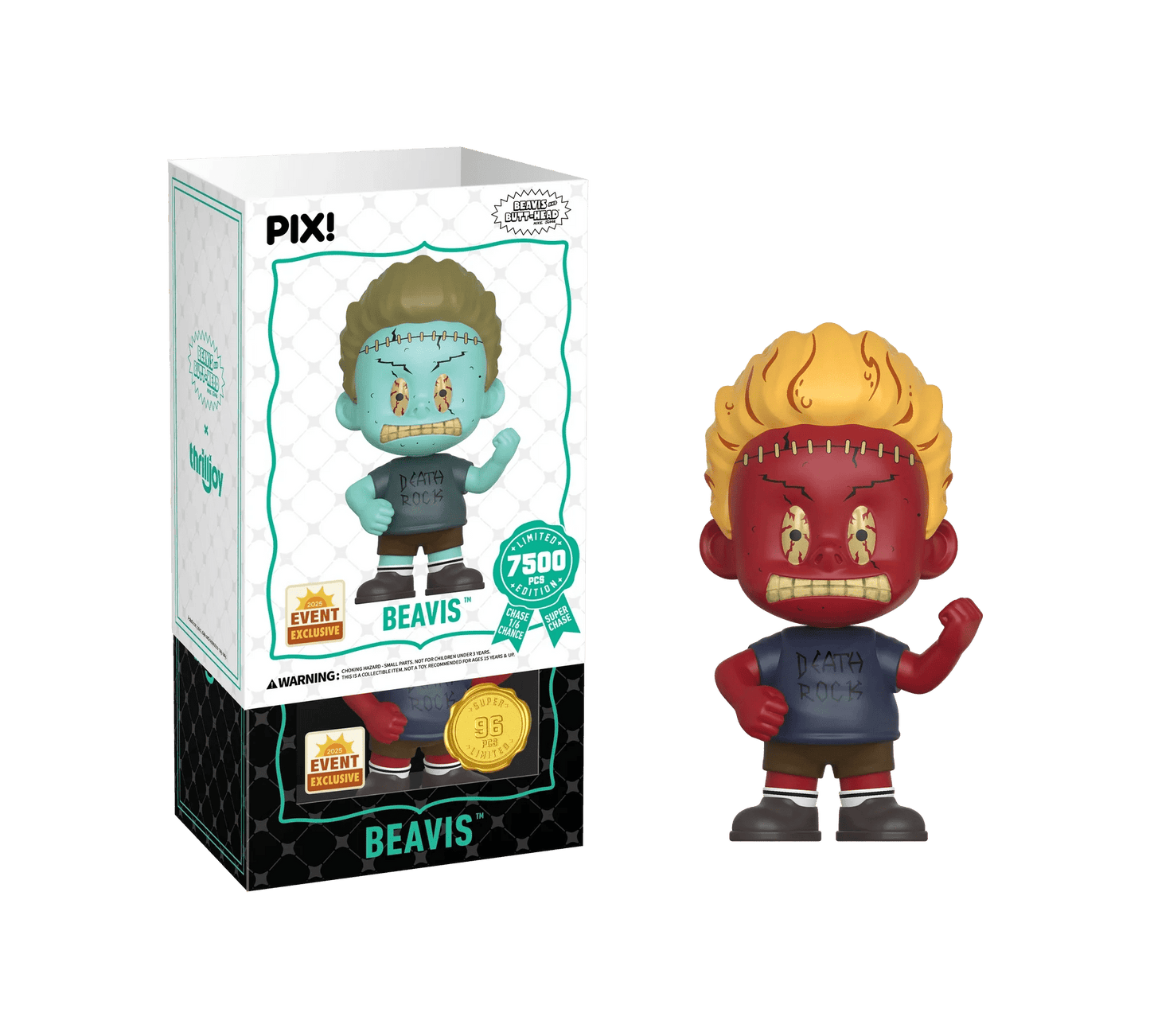 [Thrilljoy] [EXCLUSIVE] MTV's Beavis and Butt - Head - Beavis LE7500 PIX Vinyl Figure (1 in 6 Chance at Chase) - DelsBricks Toys & CollectiblesDelsBricks Toys & CollectiblesRalphie's Funhouse