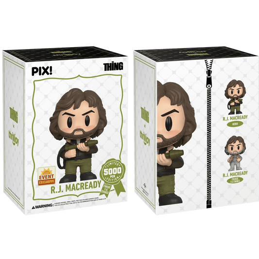 [Thrilljoy] [EXCLUSIVE] The Thing - R.J. MacReady LE5000 PIX Vinyl Figure (1 in 6 Chance at Chase) - DelsBricks Toys & CollectiblesDelsBricks Toys & CollectiblesRalphie's Funhouse