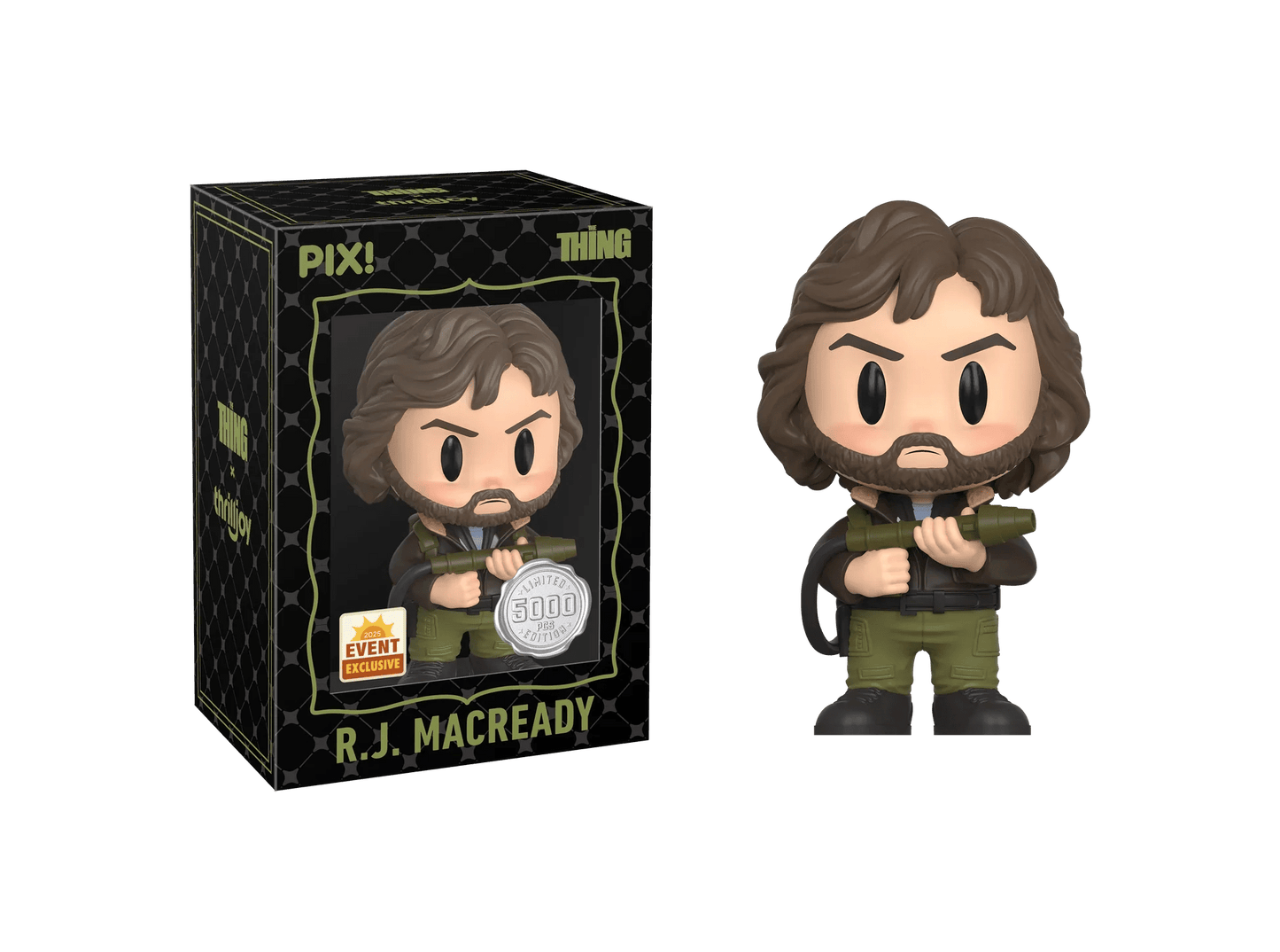 [Thrilljoy] [EXCLUSIVE] The Thing - R.J. MacReady LE5000 PIX Vinyl Figure (1 in 6 Chance at Chase) - DelsBricks Toys & CollectiblesDelsBricks Toys & CollectiblesRalphie's Funhouse