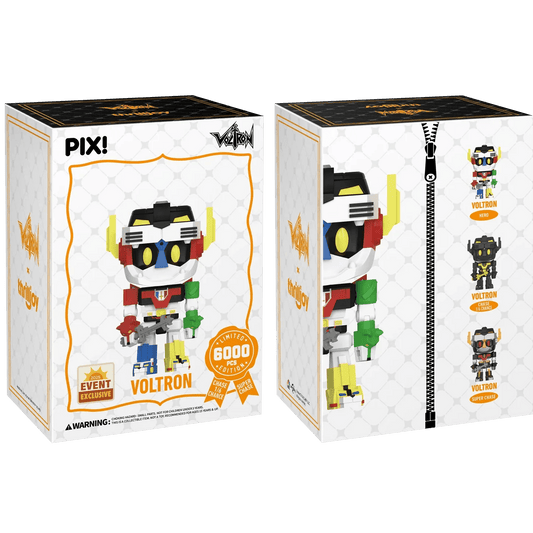 [Thrilljoy] [EXCLUSIVE] Voltron Defender of the Universe - Voltron LE6000 PIX Vinyl Figure (1 in 6 Chance at Chase) - DelsBricks Toys & CollectiblesDelsBricks Toys & CollectiblesRalphie's Funhouse