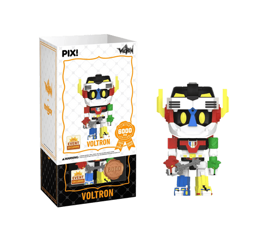 [Thrilljoy] [EXCLUSIVE] Voltron Defender of the Universe - Voltron LE6000 PIX Vinyl Figure (1 in 6 Chance at Chase) - DelsBricks Toys & CollectiblesDelsBricks Toys & CollectiblesRalphie's Funhouse