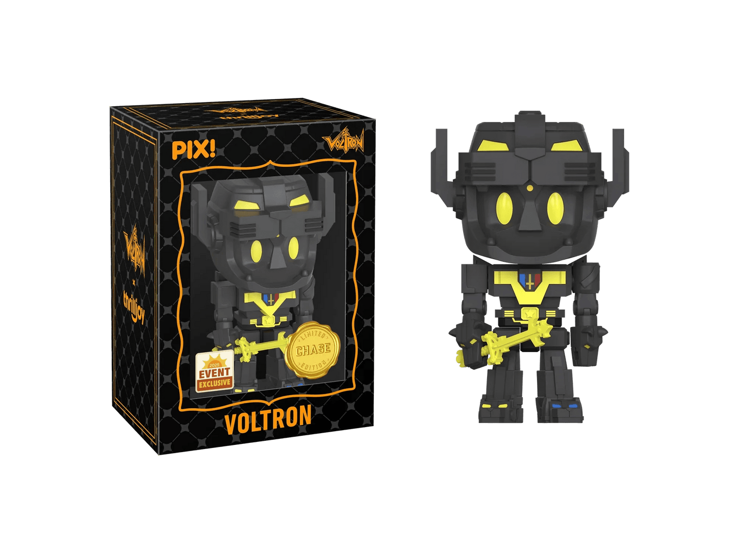 [Thrilljoy] [EXCLUSIVE] Voltron Defender of the Universe - Voltron LE6000 PIX Vinyl Figure (1 in 6 Chance at Chase) - DelsBricks Toys & CollectiblesDelsBricks Toys & CollectiblesRalphie's Funhouse