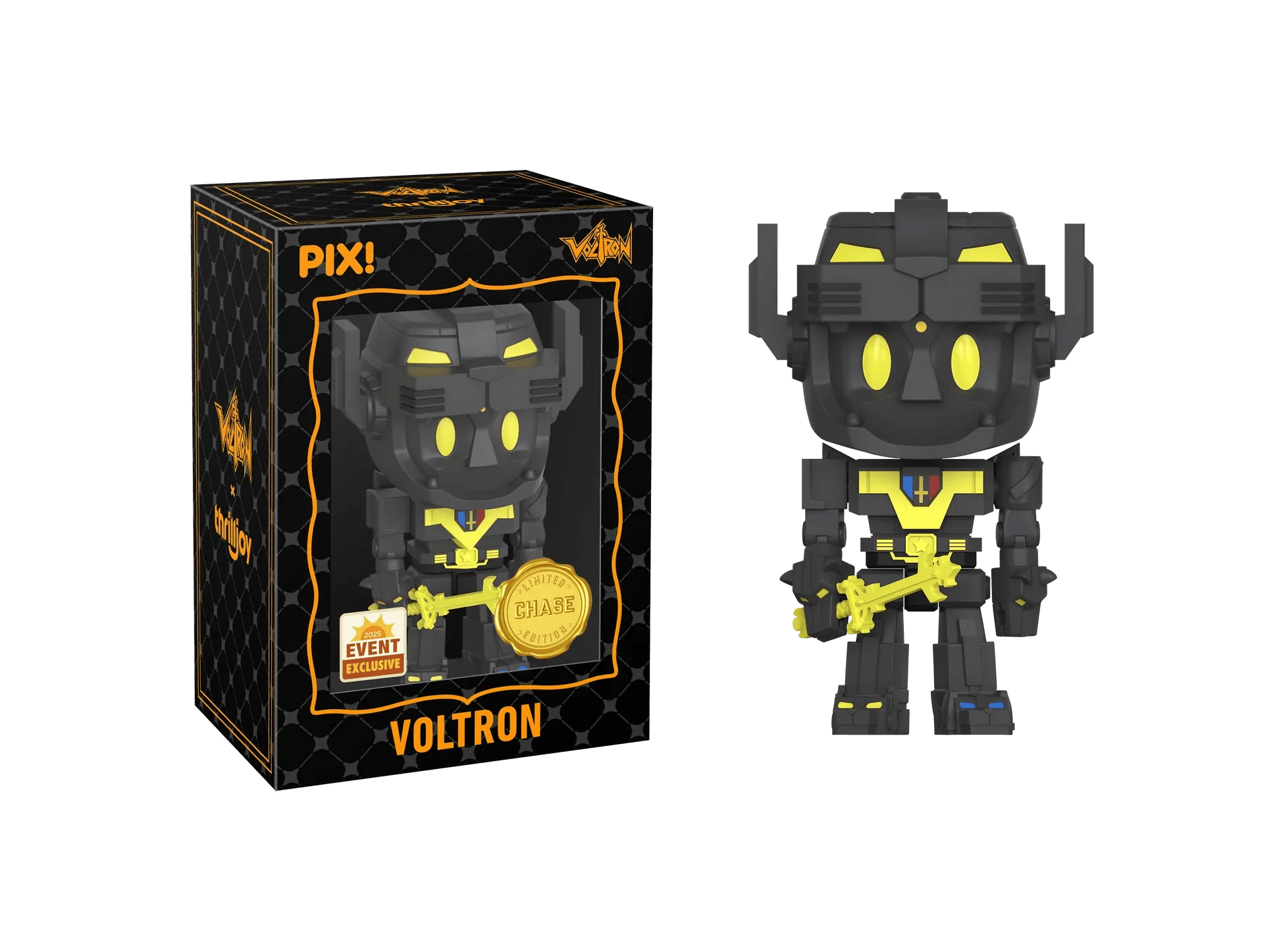 [Thrilljoy] [EXCLUSIVE] Voltron Defender of the Universe - Voltron LE6000 PIX Vinyl Figure (1 in 6 Chance at Chase) - DelsBricks Toys & CollectiblesDelsBricks Toys & CollectiblesRalphie's Funhouse
