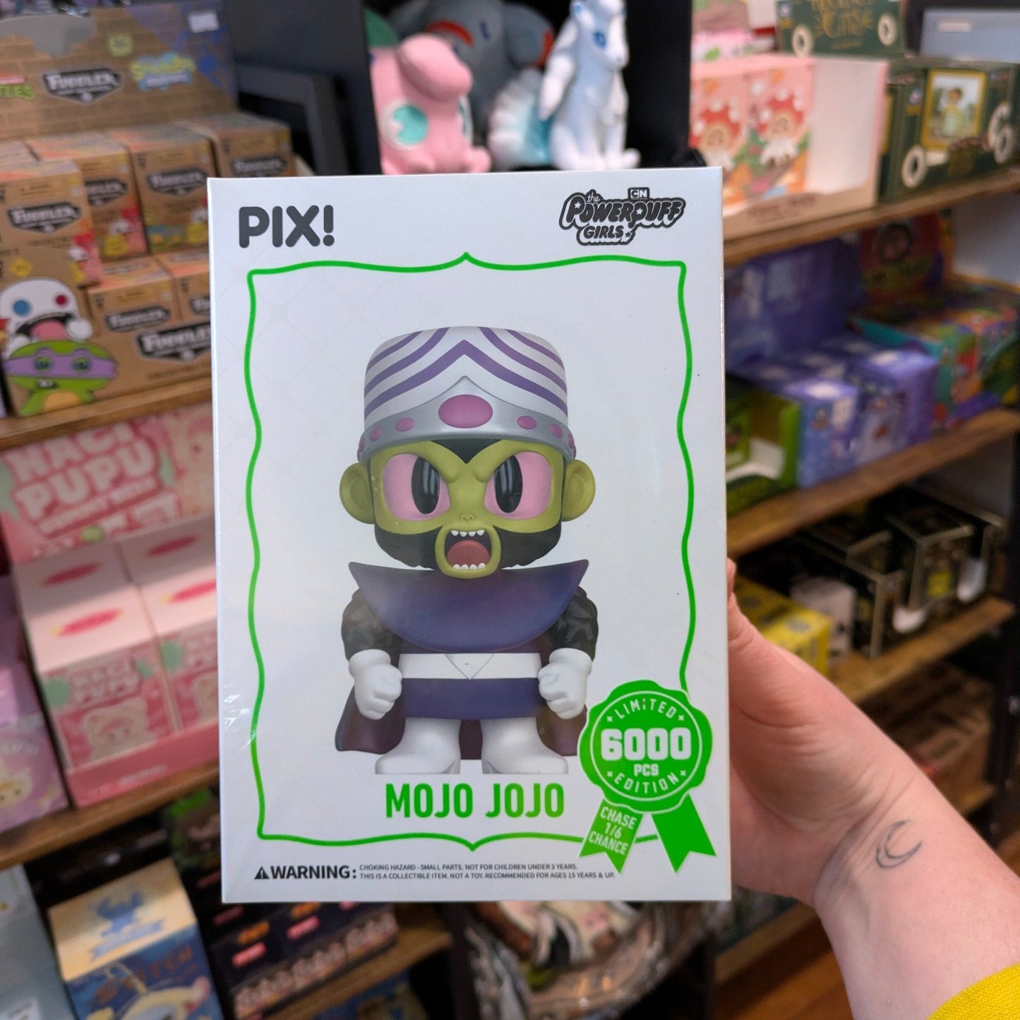 [Thrilljoy] Powerpuff Girls - Mojo Jojo LE6000 PIX Vinyl Figure (1 in 6 Chance at Chase) - DelsBricks Toys & CollectiblesDelsBricks Toys & CollectiblesRalphie's Funhouse