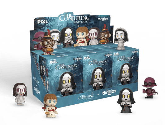 [Thrilljoy] The Conjuring Universe PIXL Blind Box Vinyl (Chance at 1 of 300 hyper - rare “chase” pieces will be redeemable for a special 12” MEGA PIX!) - DelsBricks Toys & CollectiblesDelsBricks Toys & CollectiblesRalphie's Funhouse