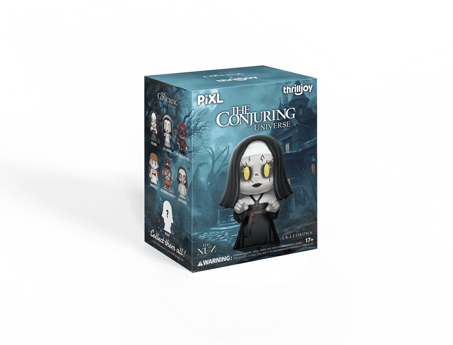 [Thrilljoy] The Conjuring Universe PIXL Blind Box Vinyl (Chance at 1 of 300 hyper - rare “chase” pieces will be redeemable for a special 12” MEGA PIX!) - DelsBricks Toys & CollectiblesDelsBricks Toys & CollectiblesRalphie's Funhouse