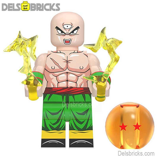 Tien Dragon Ball Z Super Lego Minifigures Anime Custom Toys NEW - DelsBricks MinifiguresMinifiguresDelsBricks MinifiguresDelsbricks
