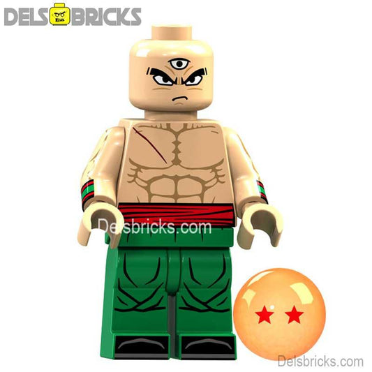 Tien Dragon Ball Z Super Lego Minifigures Custom Anime Toys - DelsBricks MinifiguresMinifiguresDelsBricks MinifiguresDelsbricks