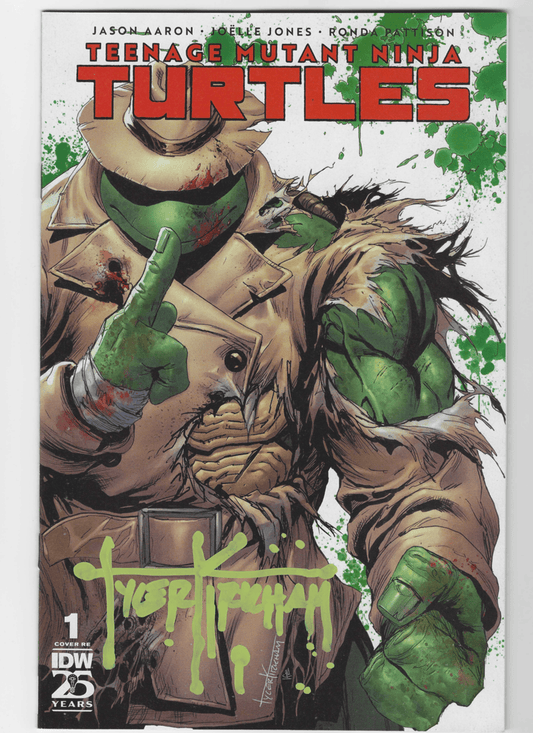 TMNT 1 BATTLE DAMAGED NYCC EXCLUSIVES - KIRKHAM SIGNED WITH COA - DelsBricks Toys & CollectiblesComicsDelsBricks Toys & Collectibles412 Comics