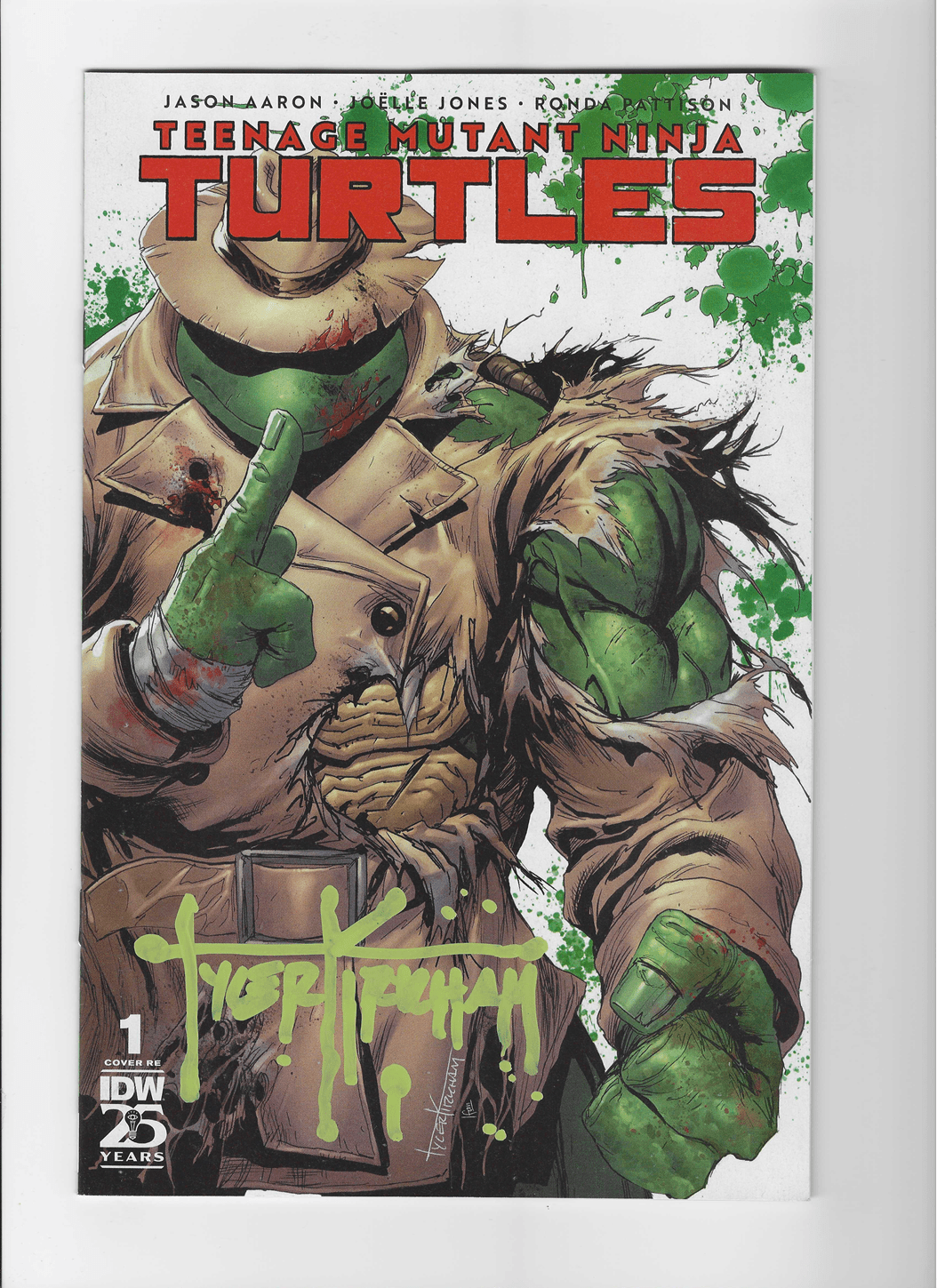 TMNT 1 BATTLE DAMAGED NYCC EXCLUSIVES - KIRKHAM SIGNED WITH COA - DelsBricks Toys & CollectiblesComicsDelsBricks Toys & Collectibles412 Comics
