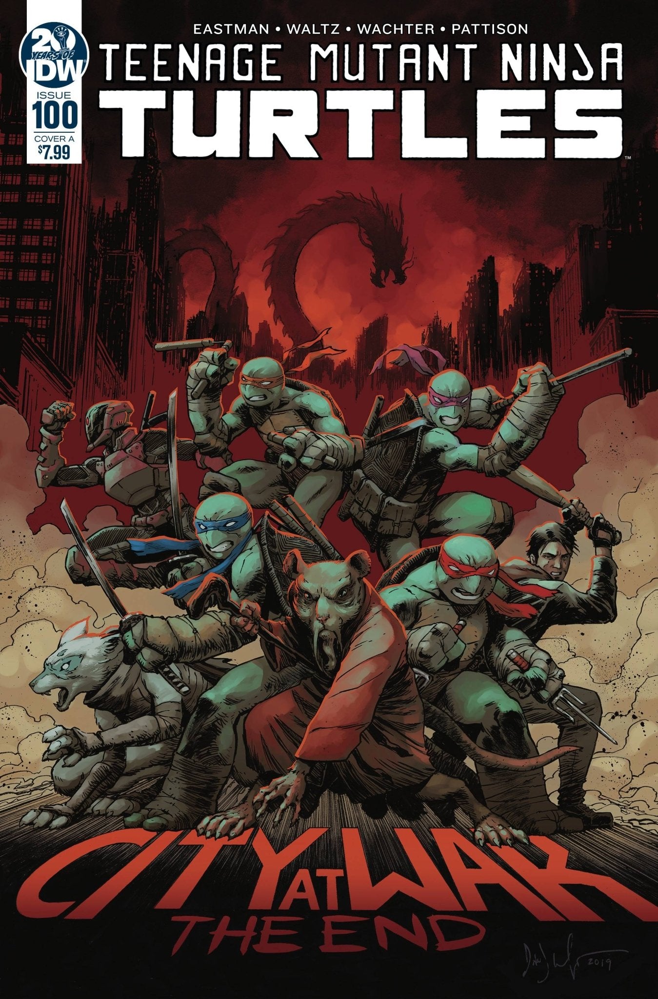 TMNT ONGOING 100 CVR A WACHTER (NOTE PRICE) (12/11/2019) - DelsBricks Toys & CollectiblesComic BooksDelsBricks Toys & CollectiblesUnknown Comic Books