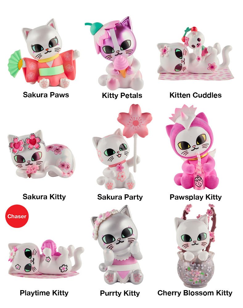 tokidoki Cherry Blossom Cats Blind Box – Kawaii Cat Collectible Figure - DelsBricks Toys & CollectiblesFigureDelsBricks Toys & CollectiblesSuper Anime Store