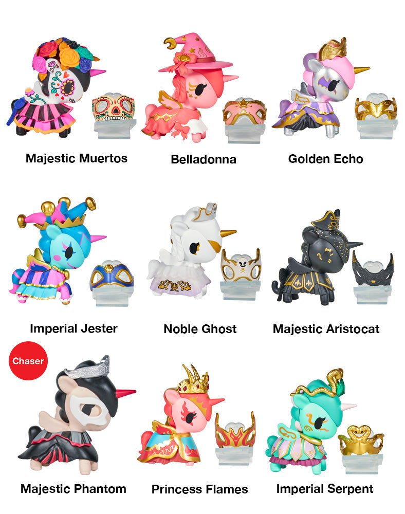 tokidoki Unicorno After Dark Masquerade Blind Box – Mystery Unicorn Figure - DelsBricks Toys & CollectiblesFigureDelsBricks Toys & CollectiblesSuper Anime Store