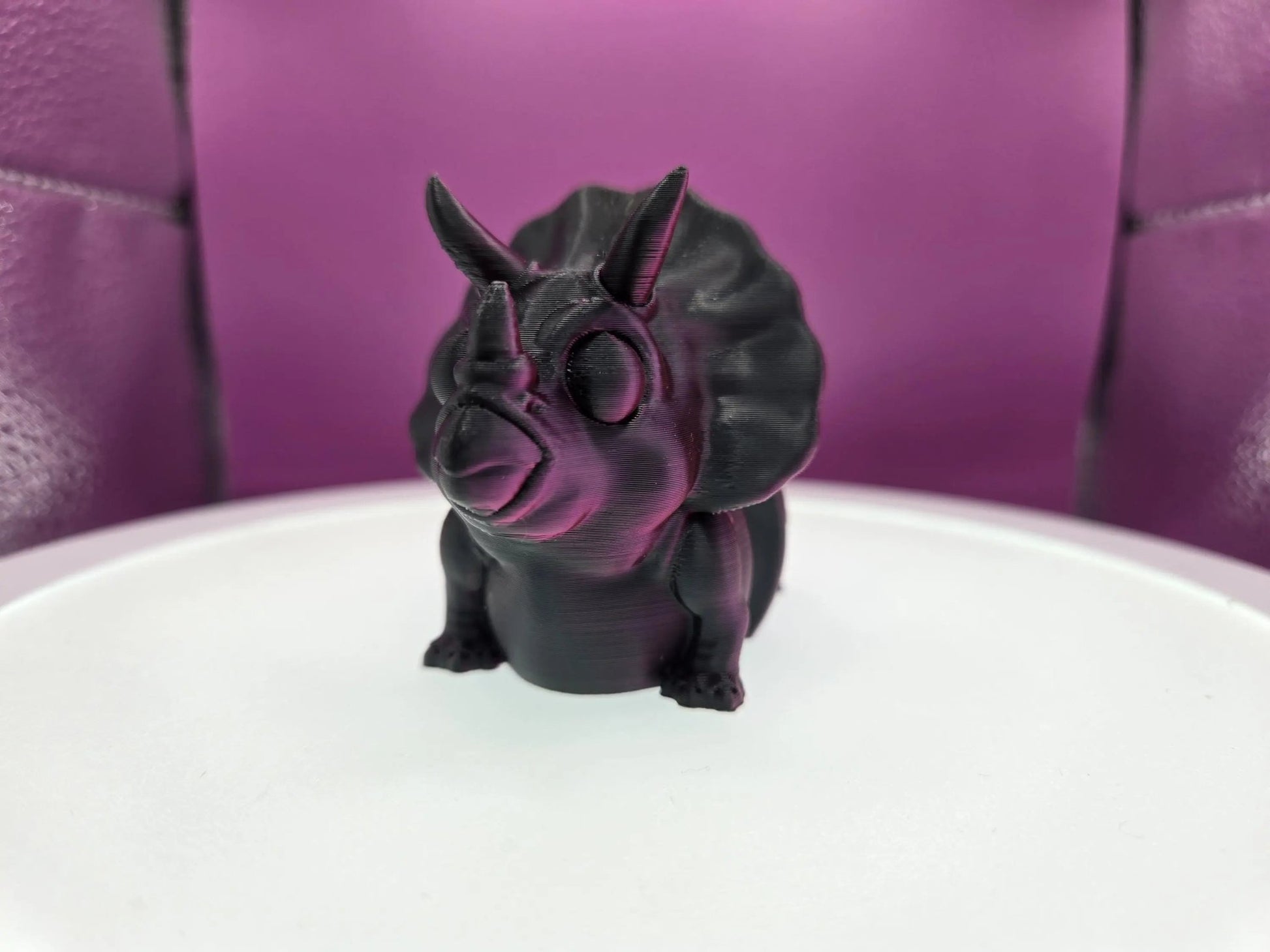 Topsy Triceratops, by BendyBuddies 3D Printed, 4 Color PLA, articulated triceratops, fidget, toy - DelsBricks Toys & CollectiblesFDM Articulated ToyDelsBricks Toys & CollectiblesMega Diamonds & Schwartzreiter Mini Forge