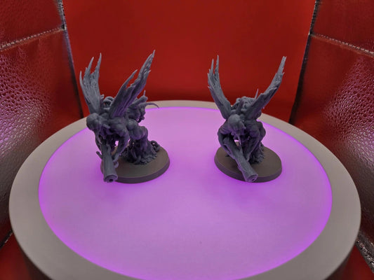 TORMENTOR HERALD Of BEELZEBUB by Papsikels Miniature, 100m tall Miniature, 32mm Scale, War Gaming, Proxy for Trench Crusade - DelsBricks Toys & CollectiblesResin Printed MiniatureDelsBricks Toys & CollectiblesMega Diamonds & Schwartzreiter Mini Forge