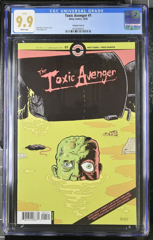 💎Toxic Avenger 1 Cover B 1:3 Matt Bors Unlock Variant - CGC 9.9! - DelsBricks Toys & CollectiblesComicsDelsBricks Toys & Collectibles412 Comics
